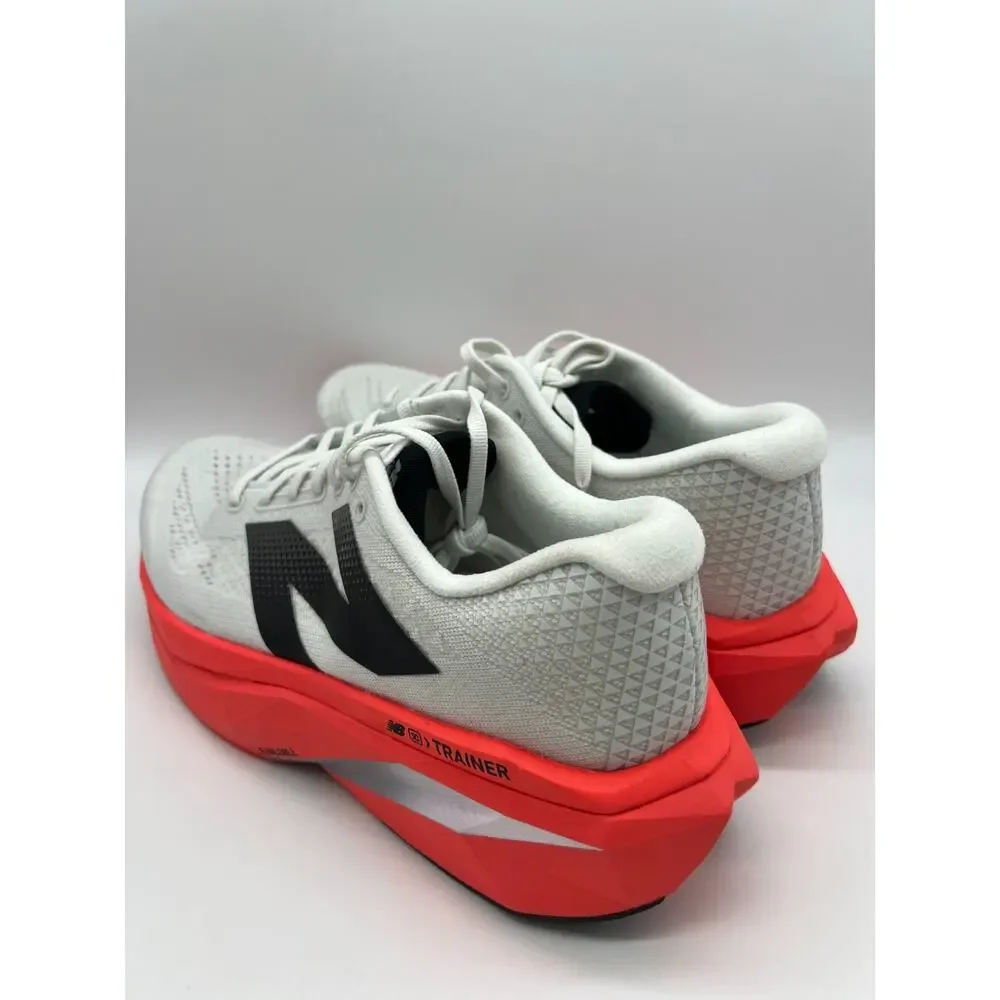 New Balance FuelCell SuperComp Trainer v3 Urgent Red Sea Salt Black Men 10.5..